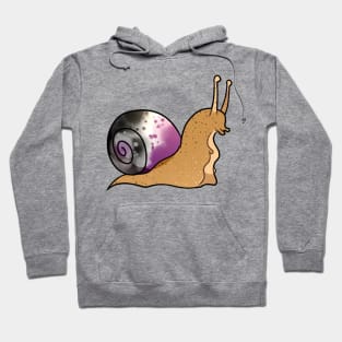 LGBT acexual snail Hoodie